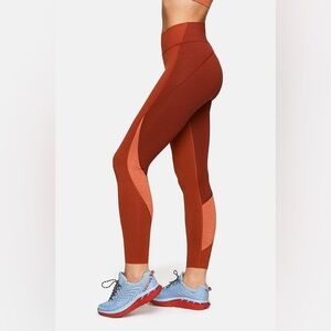 Outdoor Voices TechSweat 7/8 Zoom Red/Orange Leggings Size Medium